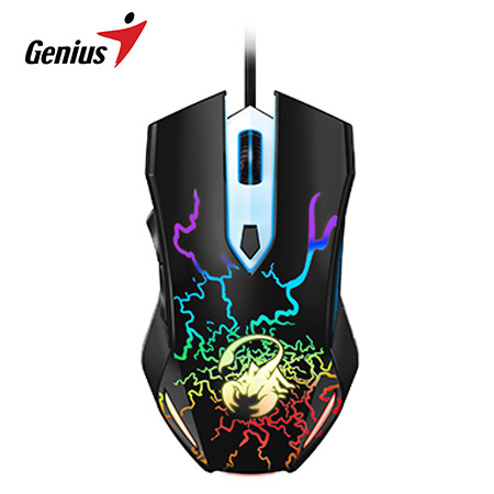 MOUSE GENIUS GX SCORPION SPEAR GAMING BLACK (PN 31040002400)